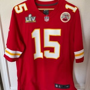 Kansas City Chiefs #15 Patrick Mahomes game jersey size: M